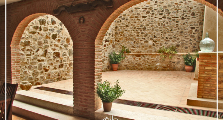 Patio casa rural