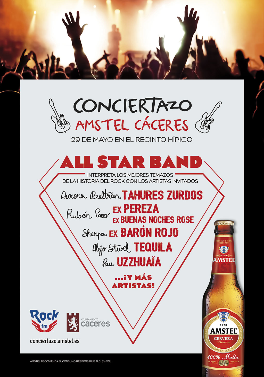 Conciertazo Amstel Cáceres 2015
