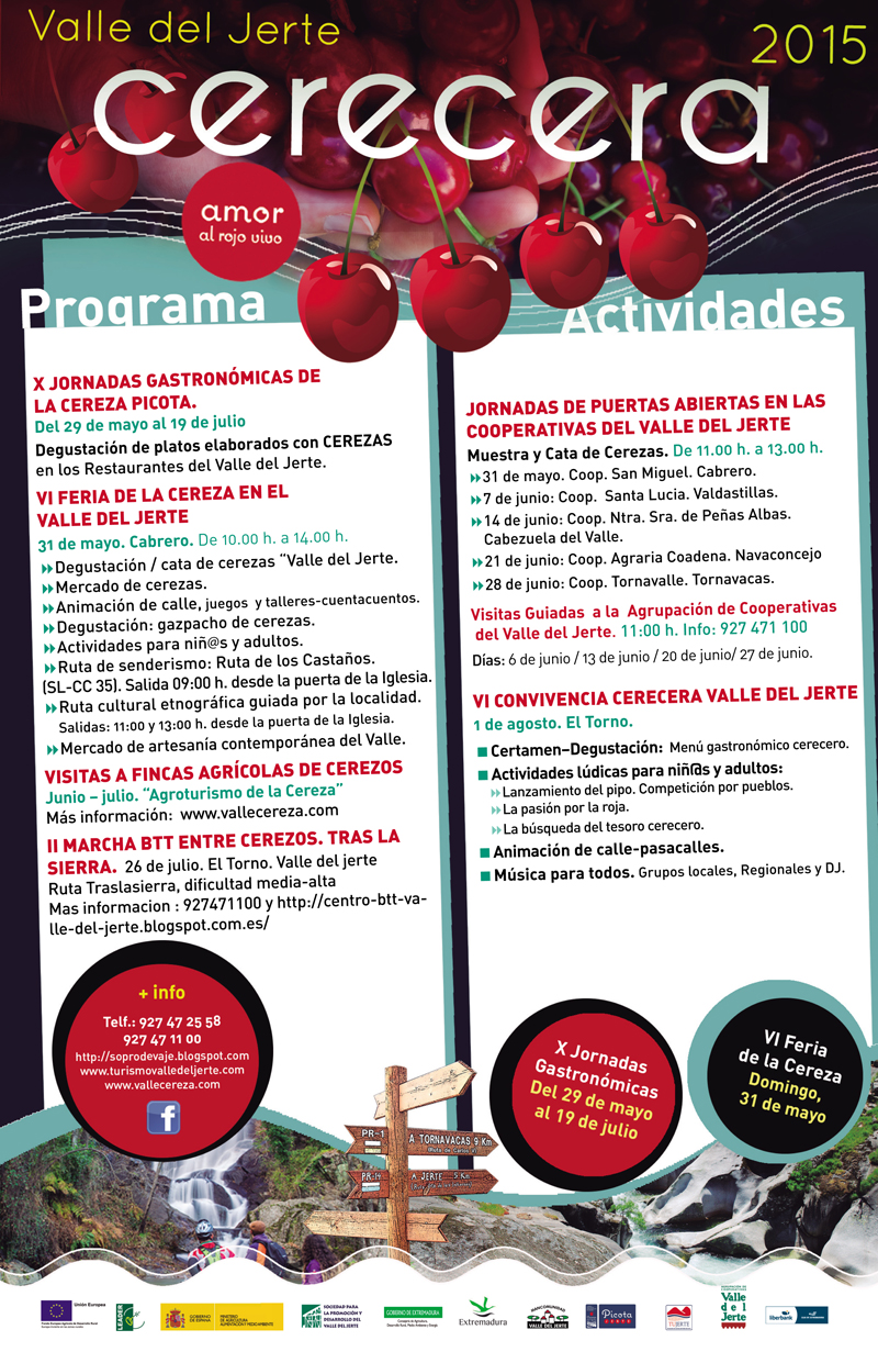 Programa Cerecera 2015 Valle del Jerte