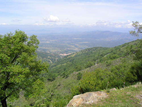 Hervás desde El Puerto de Honduras