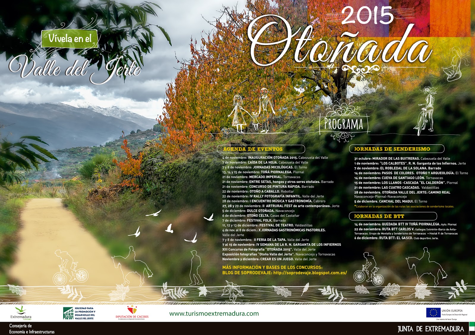 Programa Otonada 2015 Valle del Jerte